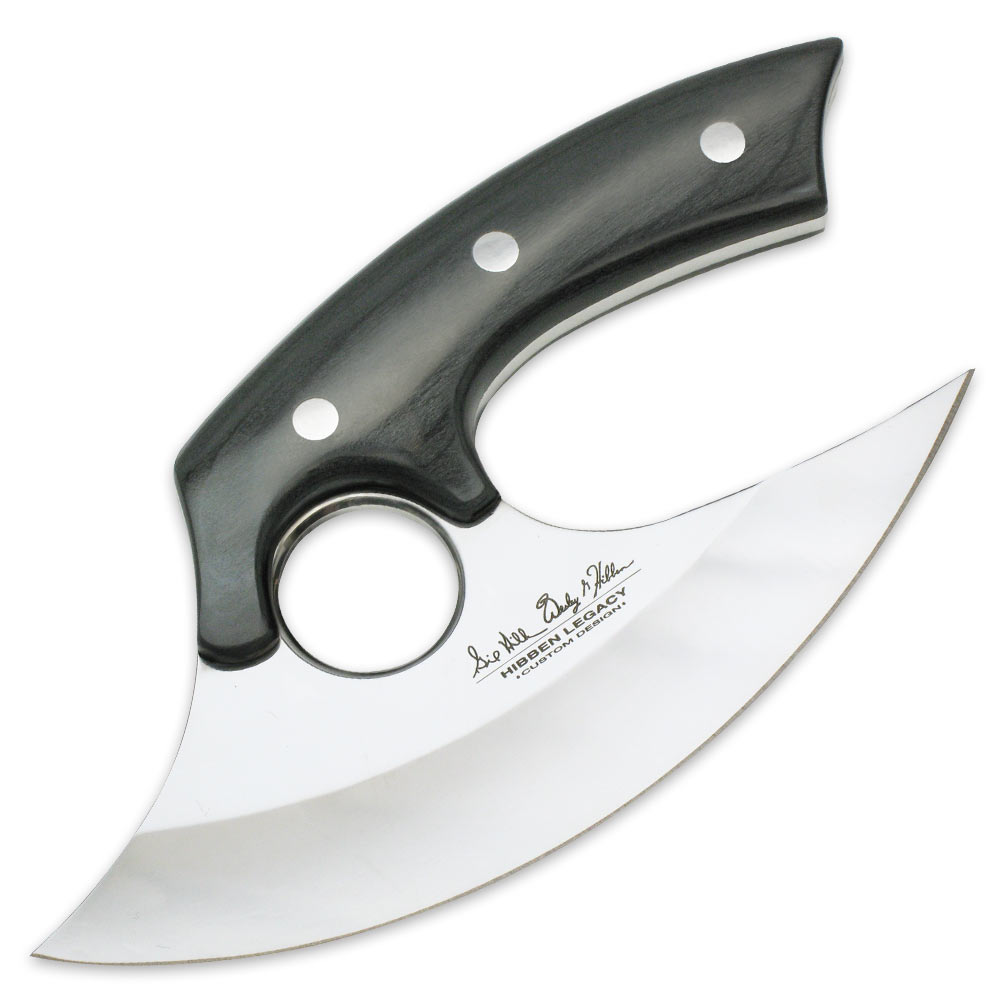 Nóż Gil Hibben Legacy Ulu Knife And Leather Sheath