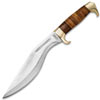 Nóż USMC Stacked Leather Handle Kukri Knife