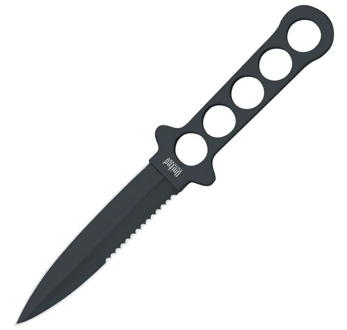Nóż United Cutlery Sting Ray Dive Knife Black With Sheath