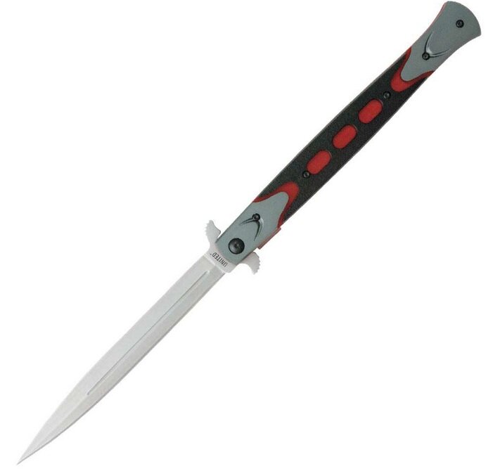 Nóż United Cutlery Rampage Assist Stiletto Red Black Mini