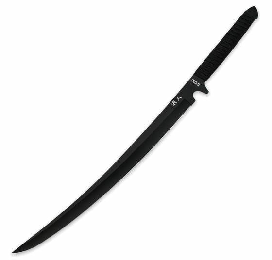 United Cutlery Black Ronin Samurai Sword With Shoulder Scabbard